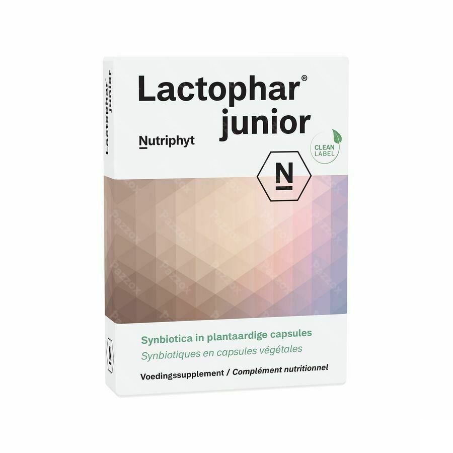 Nutriphyt Lactophar Junior 20 Capsules