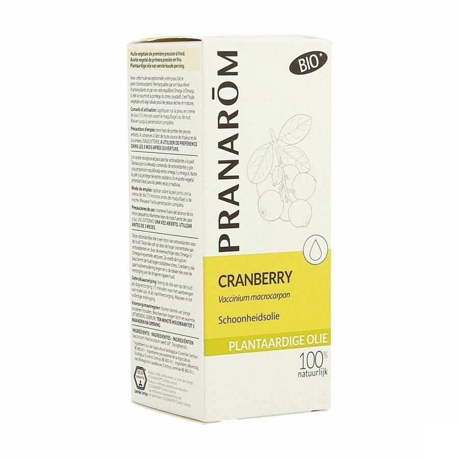 Cranberry Plantaardige Olie Fl 50ml Pranarom
