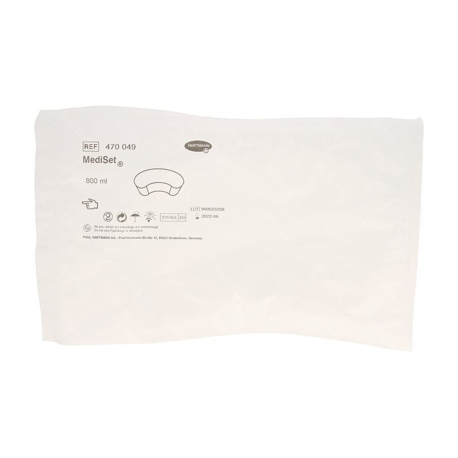 Transparante Nierbekken 800ml 1 P/s
