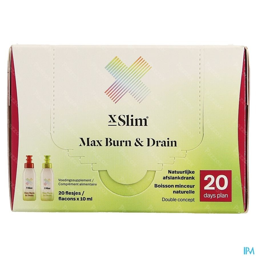 X-slim Burn+drain Fl 20x10ml