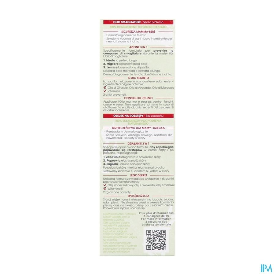 Mustela Mat A/striemen Olie 105ml