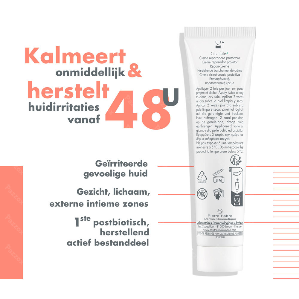 Avène Cicalfate+ Herstellende Crème 100ml
