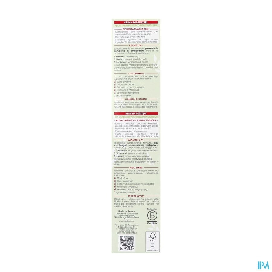 Mustela Mat A/striemen Creme Parfum 150ml