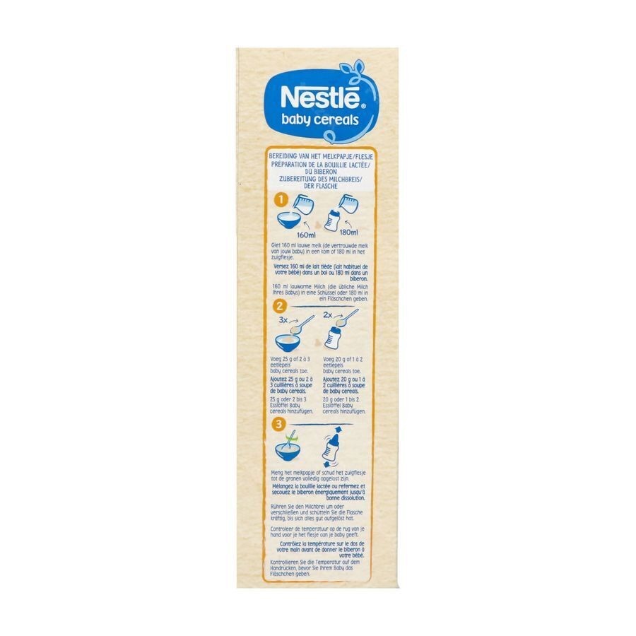 Nestle Baby Cereals Rijst Vanille Glutenvrij Granen Baby 6+ Maanden 500g