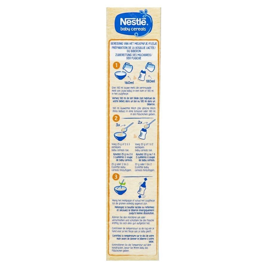 Nestle Baby Cereals Rijst Vanille Glutenvrij Granen Baby +6 Maanden 250g