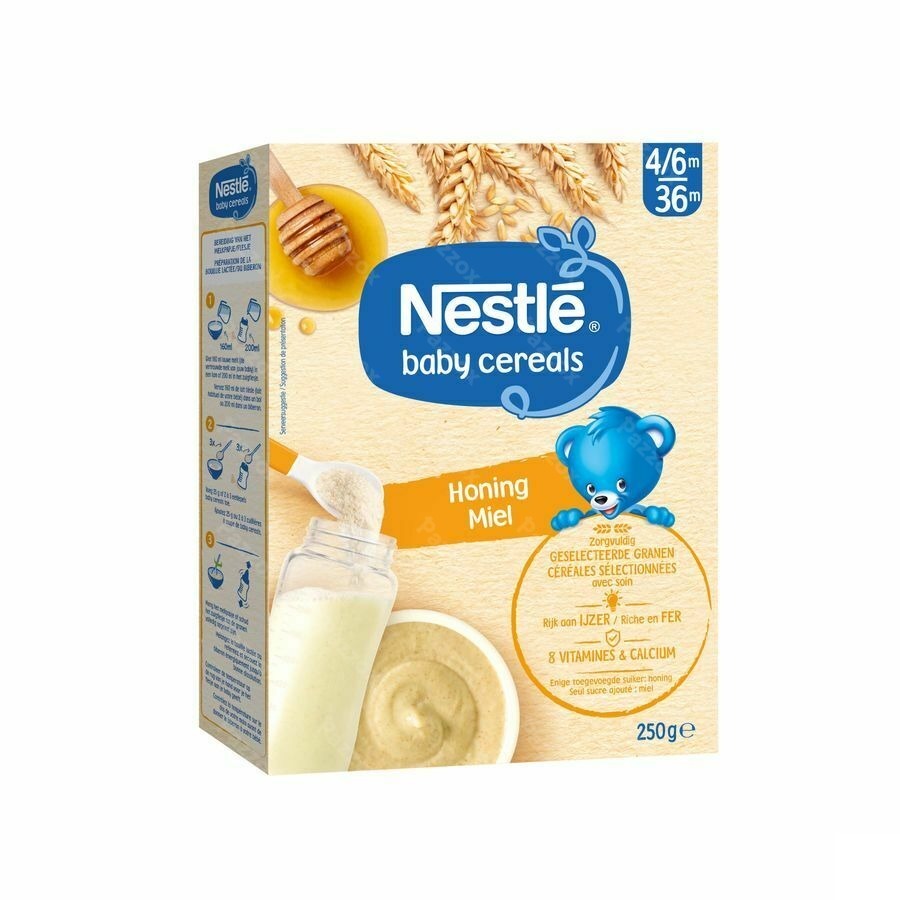 Nestle Baby Cereals Honing Granen Baby 6+ Maanden 250g
