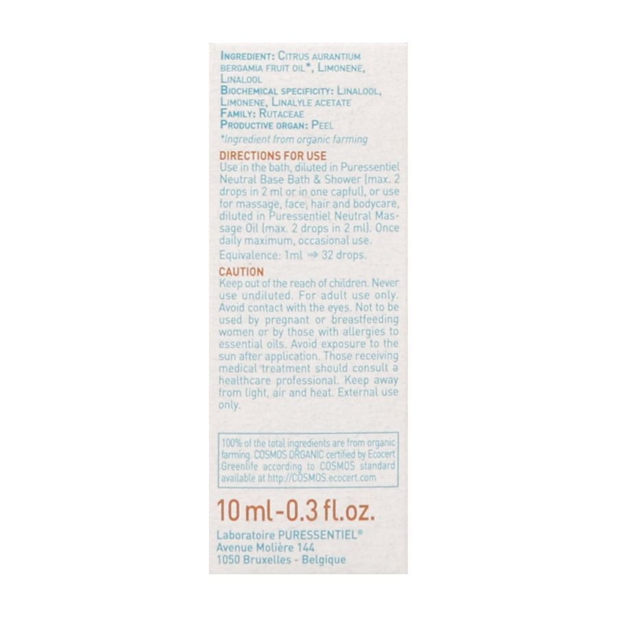 Puressentiel Eo Bergamot Z/bergapteen Bio 10ml