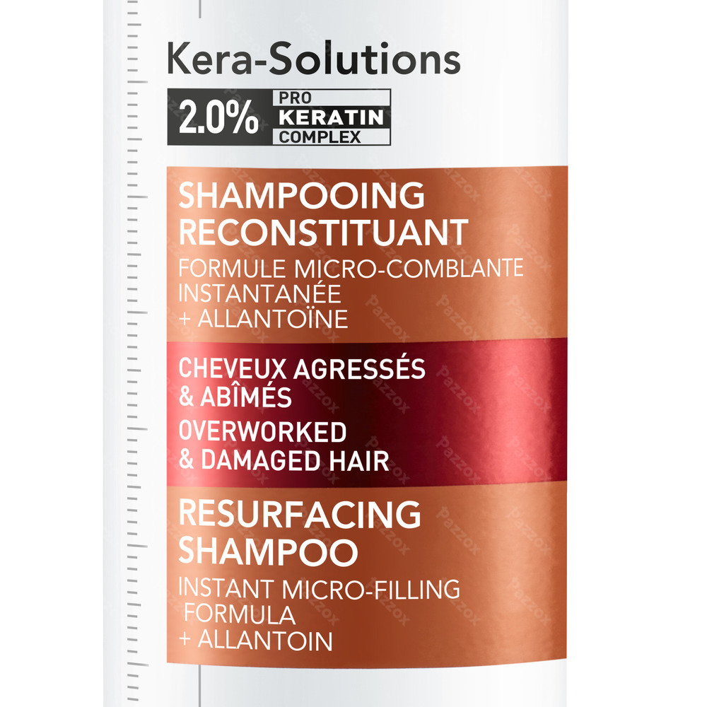 Vichy Dercos Kera-Solutions Herstellende Shampoo Beschadigd Haar 250ml