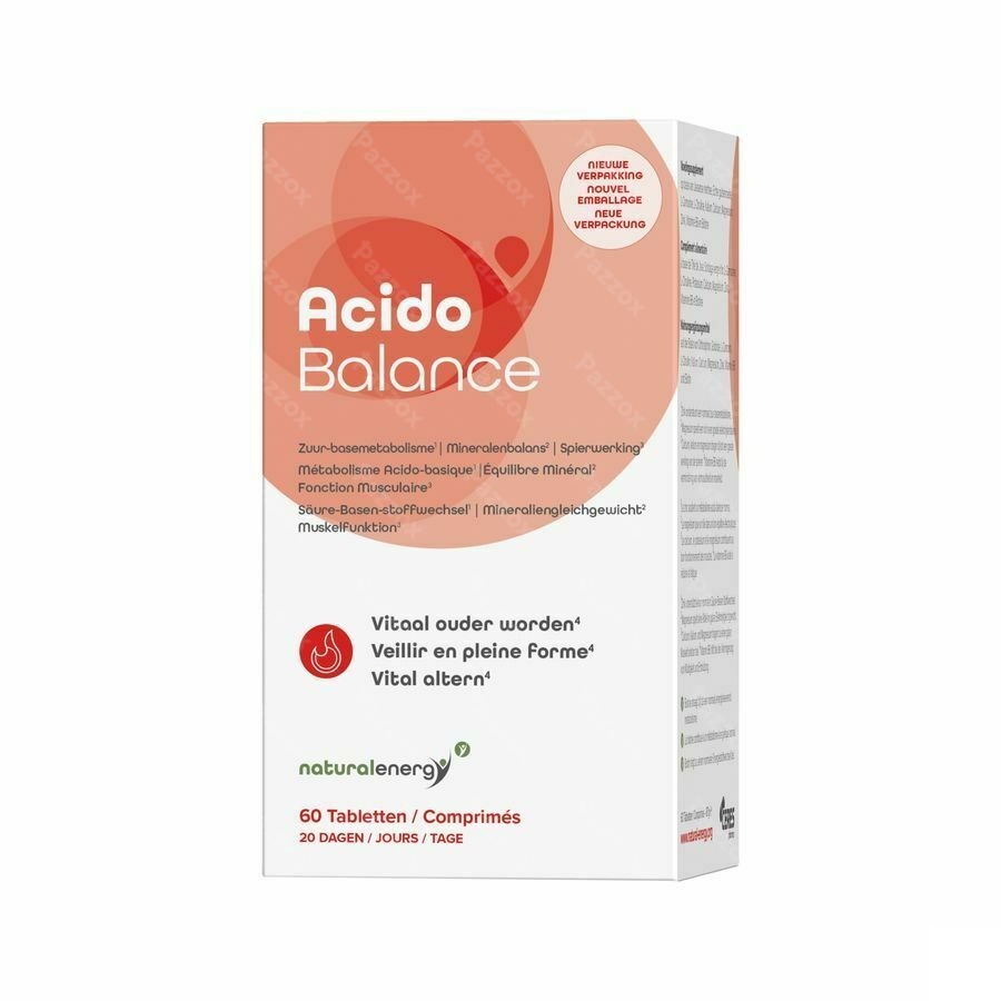 Natural Energy Acido Balance Tabl 60