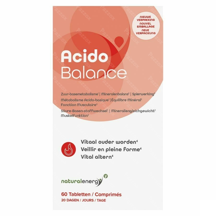 Natural Energy Acido Balance Tabl 60