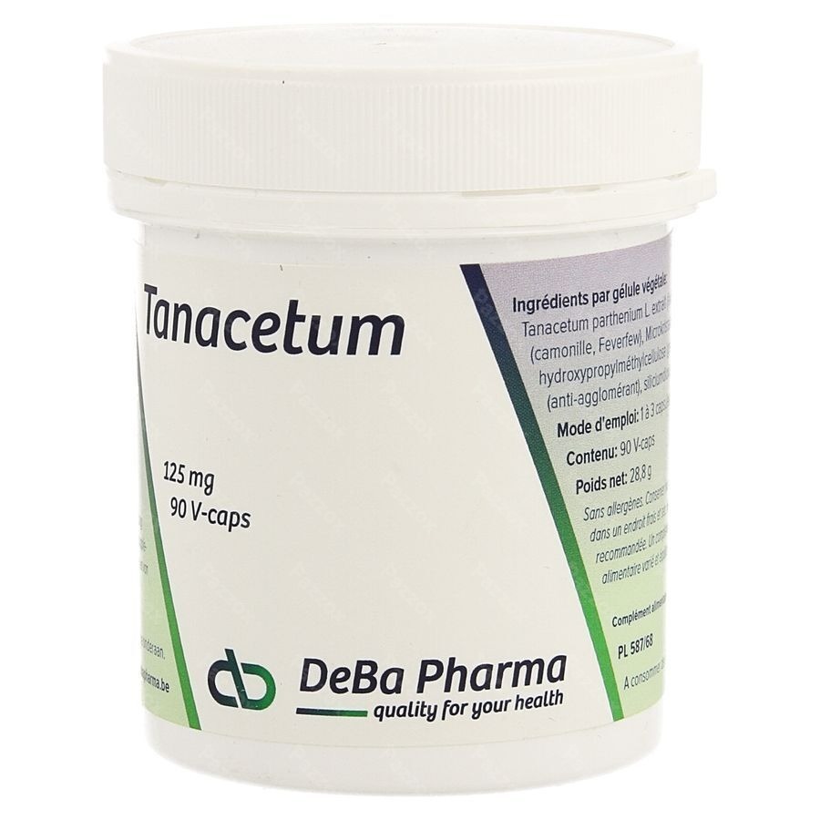 Tanacetum 125mg V-caps 90 Deba