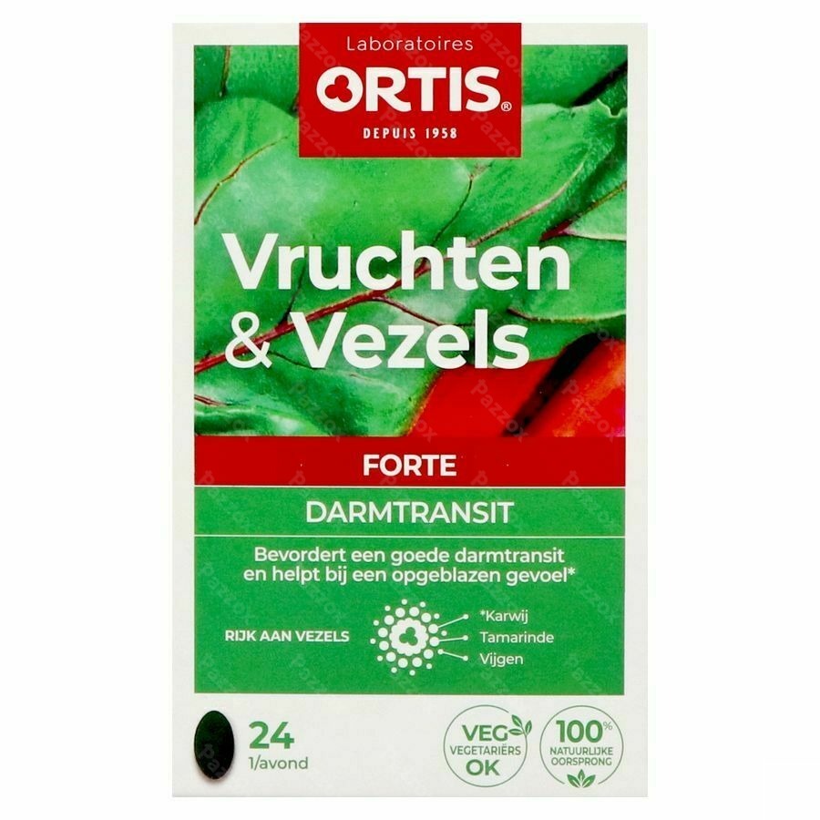 Ortis Vruchten & Vezels Forte 24 Tabletten