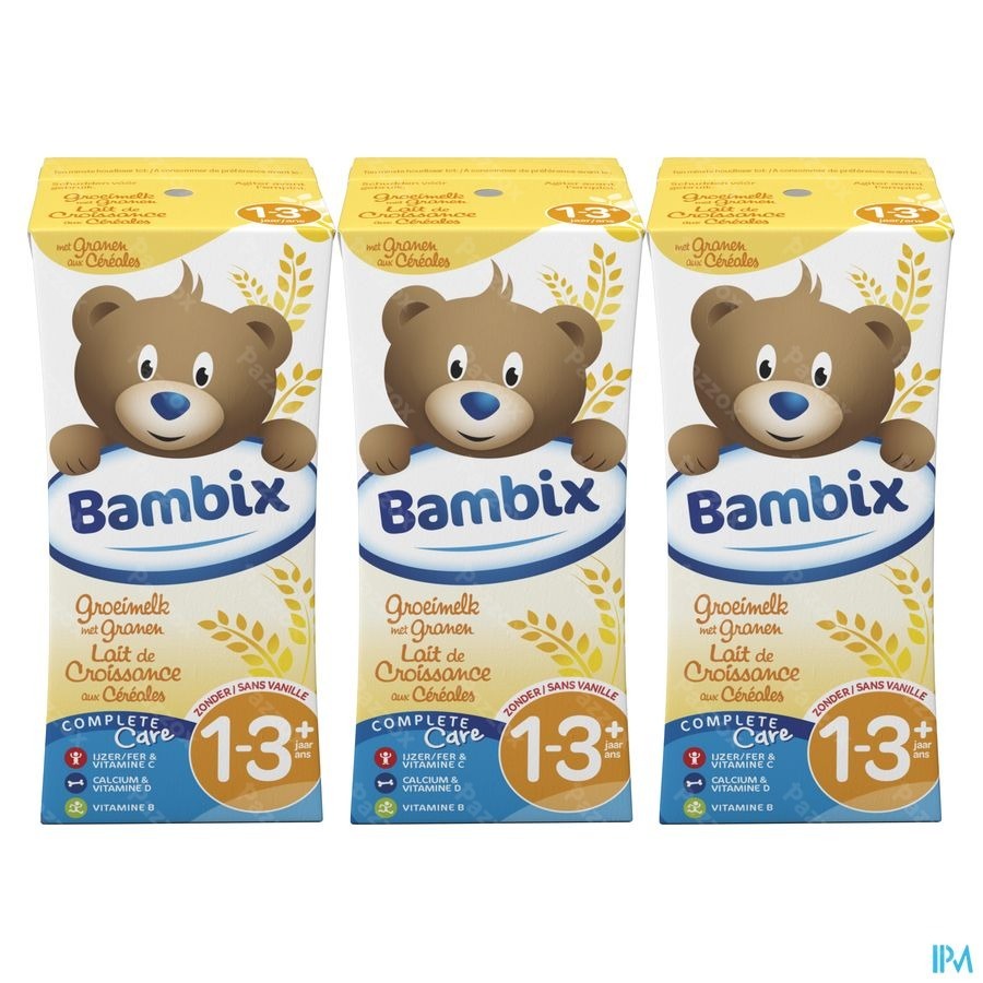Bambix Groeimelk Granen 3x200ml