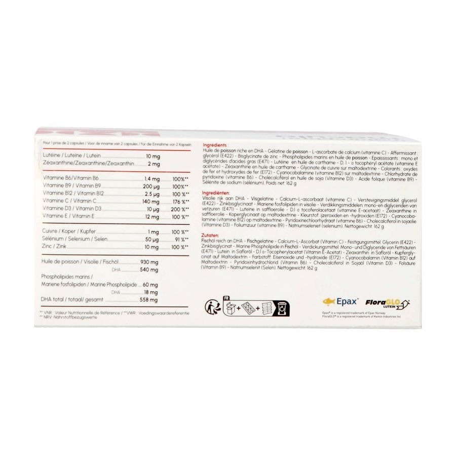Naturophta Macula Voedingssupplement Ogen 180 Capsules