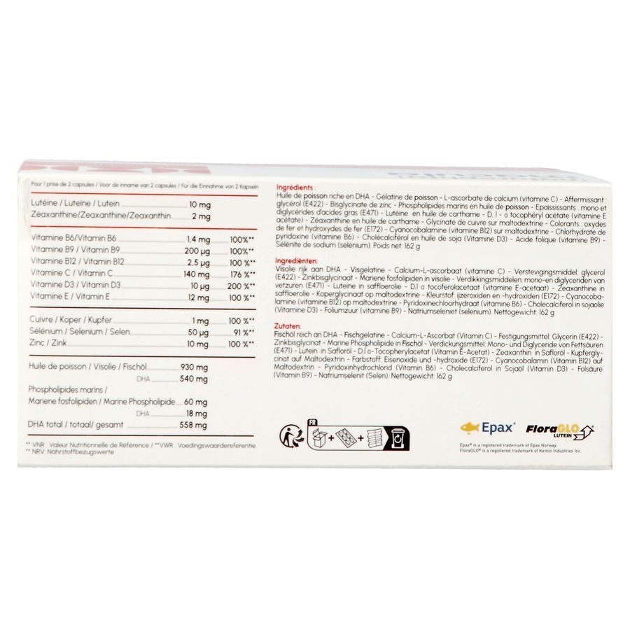 Naturophta Macula Voedingssupplement Ogen 180 Capsules
