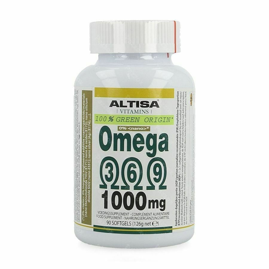 Altisa Omega 3 6 9 Plantaardig 1000mg Softgels 90