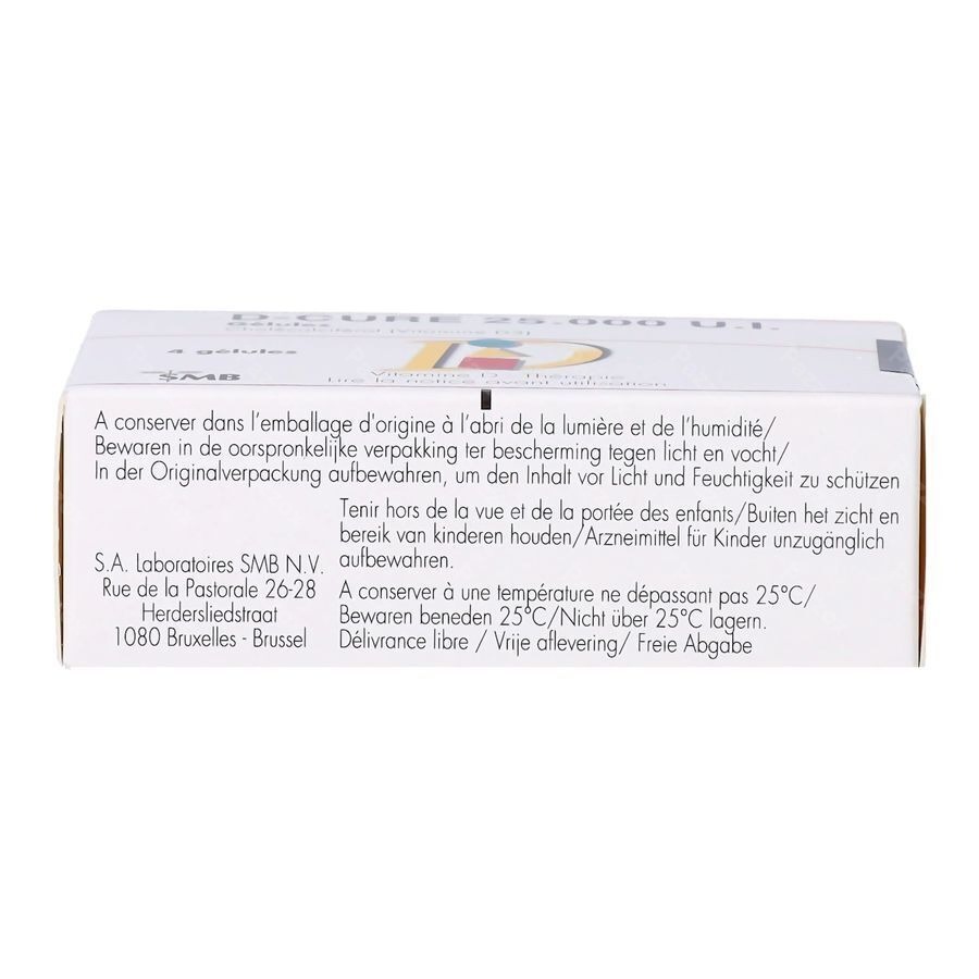 D-Cure 25000ie 4 Capsules