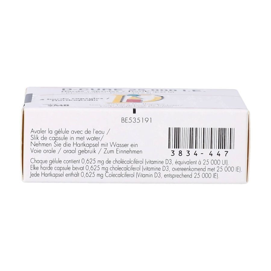 D-Cure 25000ie 4 Capsules