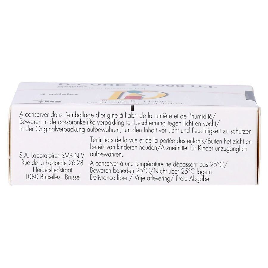 D-Cure 25000ie 4 Capsules