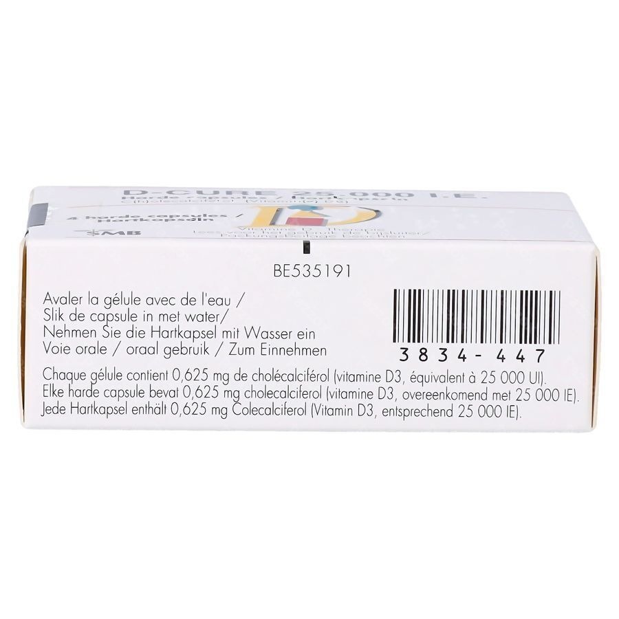 D-Cure 25000ie 4 Capsules