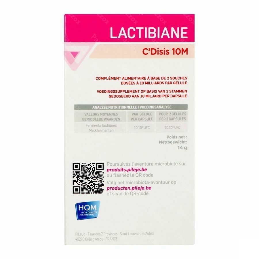 Lactibiane C Disis Caps 30
