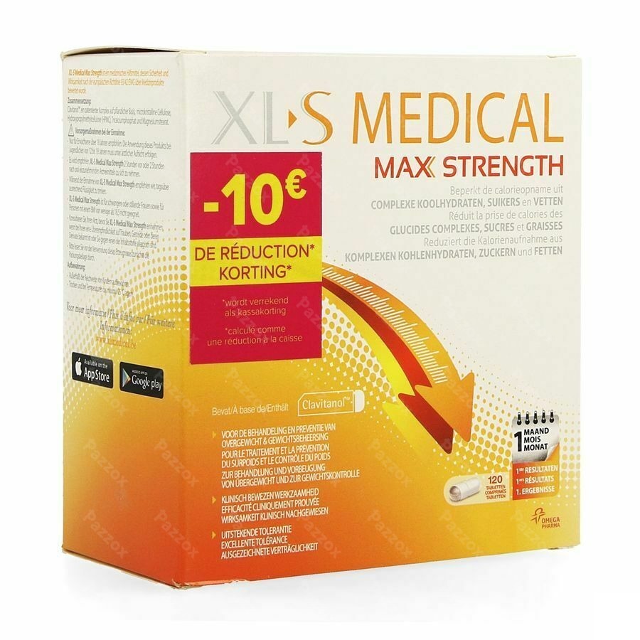Xls Med. Max Strength Comp 120 Promo -10€