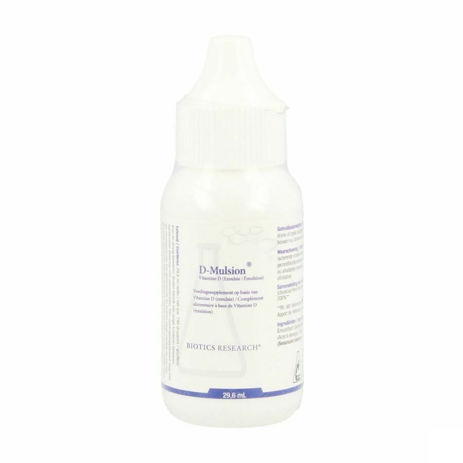 Biotics Research D-Mulsion Druppels 29.6ml