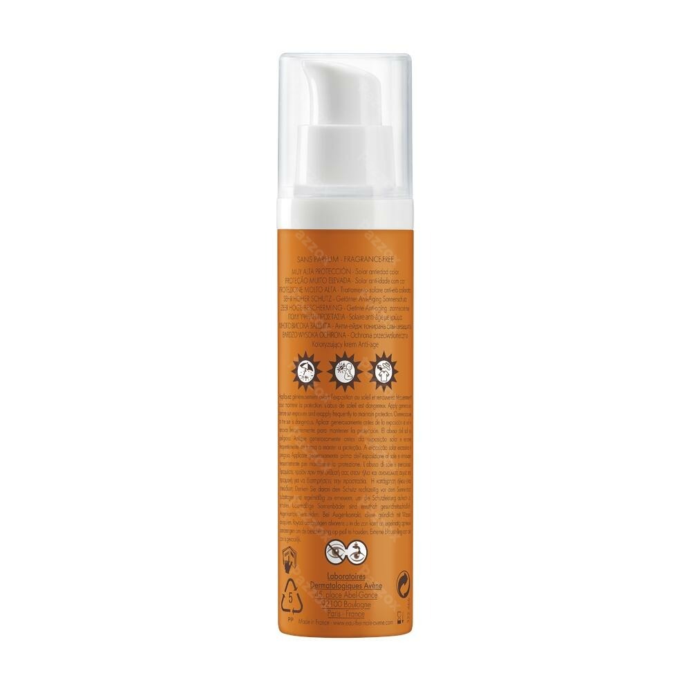 Avène Getinte Zonnecrème SPF50+ 50ml