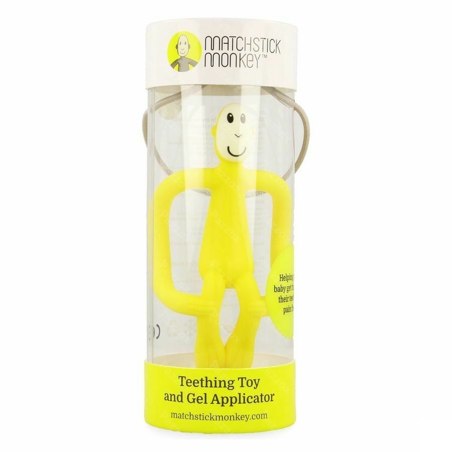 Matchstick Monkey Bijtring Geel