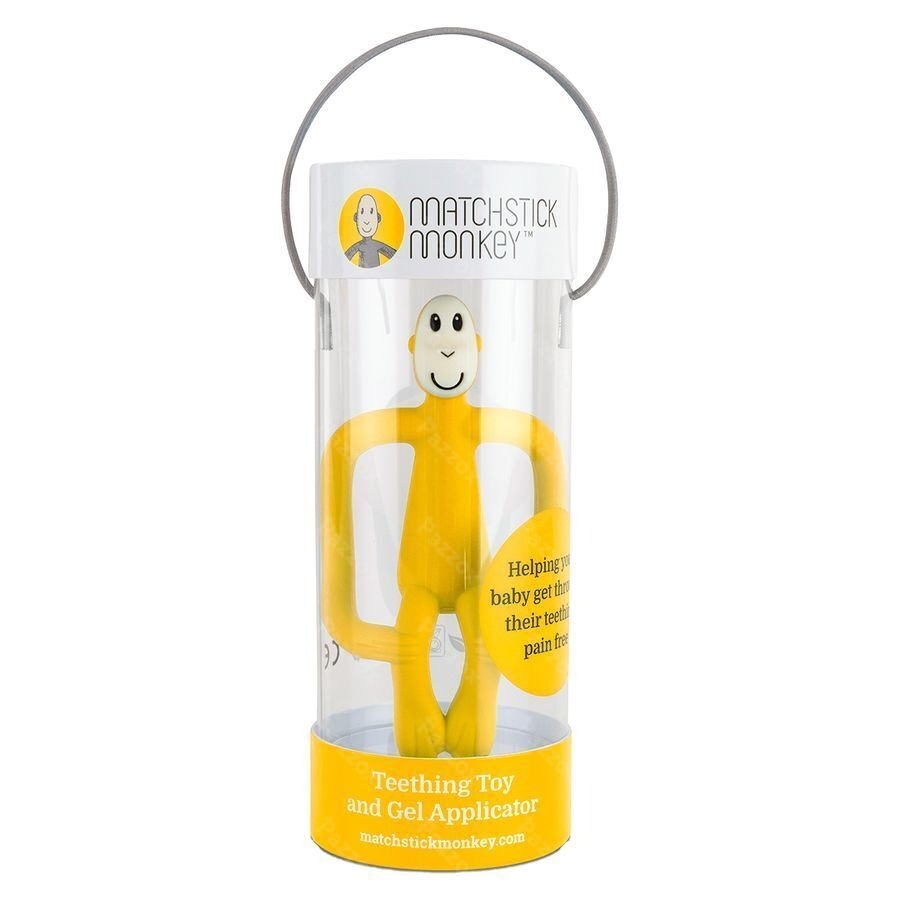 Matchstick Monkey Bijtring Geel