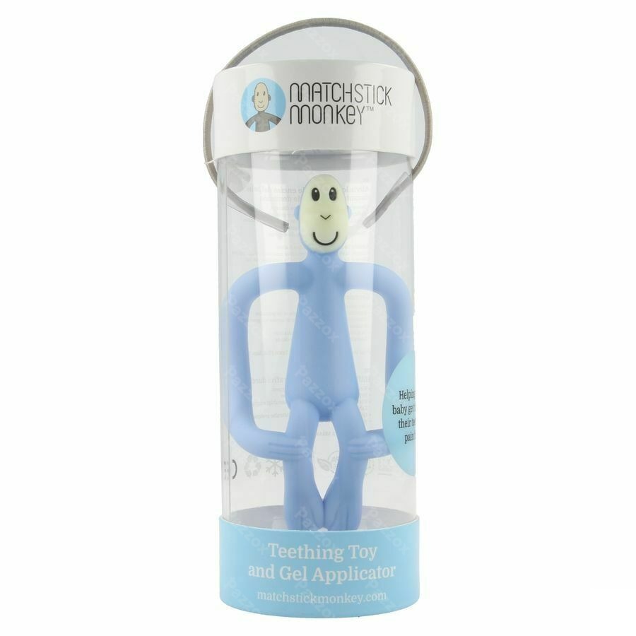 Matchstick Monkey Bijtring Lichtblauw