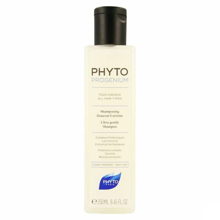 Phyto Progenium Ultra Zachte Shampoo Prebiotica Complex Alle Haartypes Dagelijks Gebruik 250ml