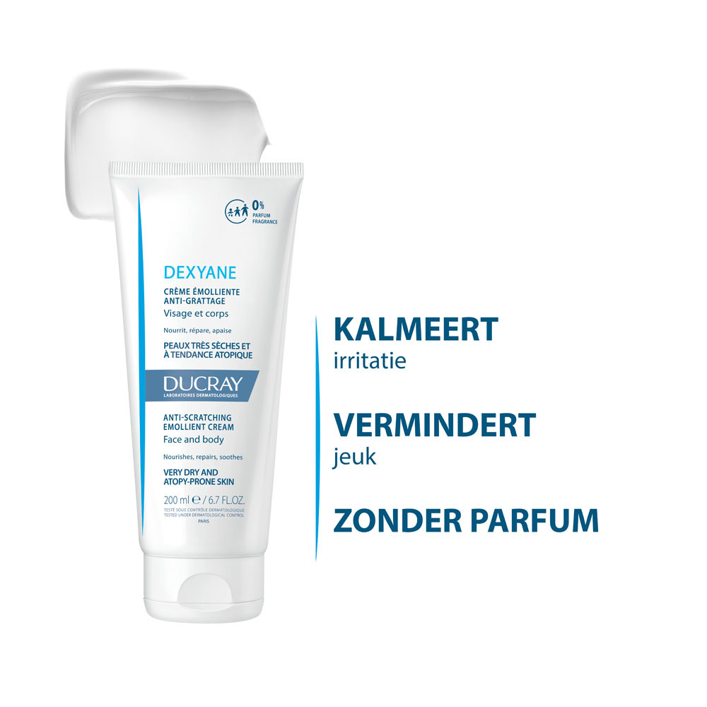Ducray Dexyane Jeukstillende Crème 200ml Nf