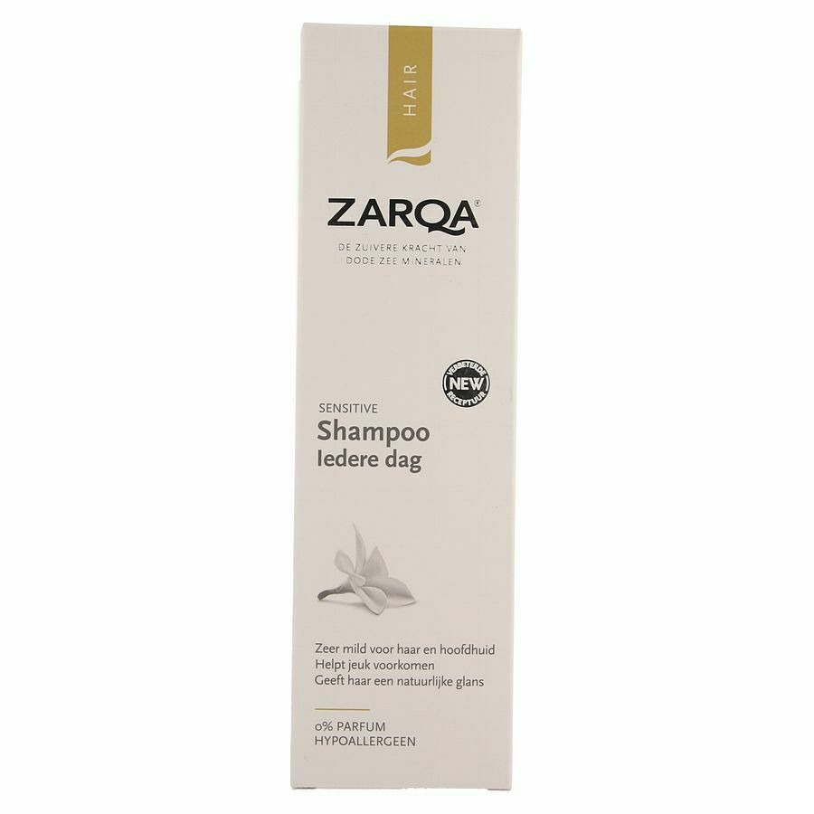 Zarqa Hypoallergene Shampoo Dagelijks Gebruik Gevoelige Hoofdhuid Zonder Parfum 200ml
