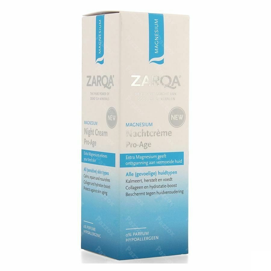 Zarqa Magnesium Nachtcreme Pro-age 50ml