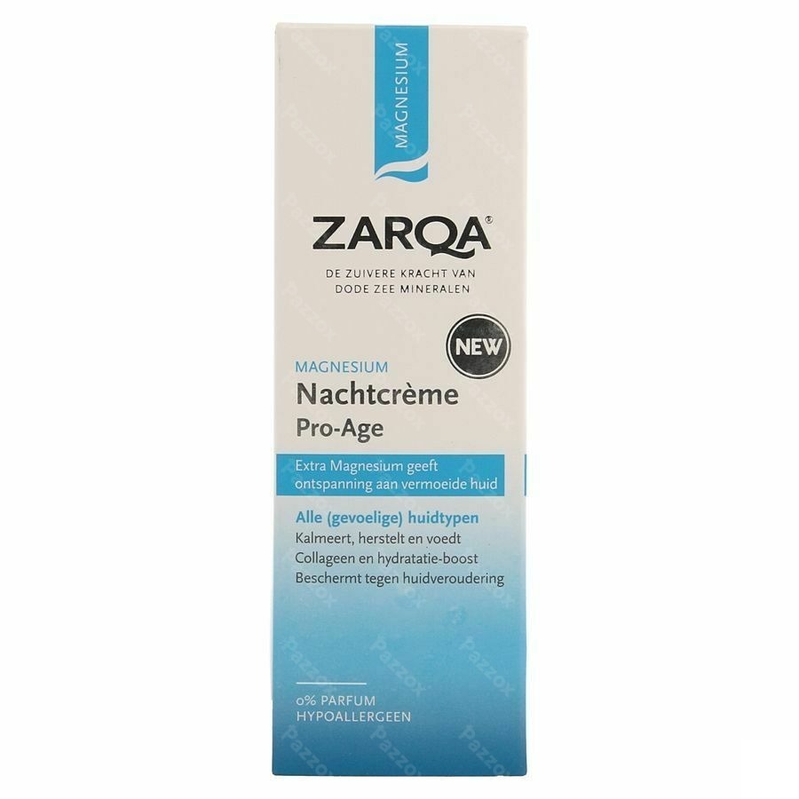 Zarqa Magnesium Nachtcreme Pro-age 50ml