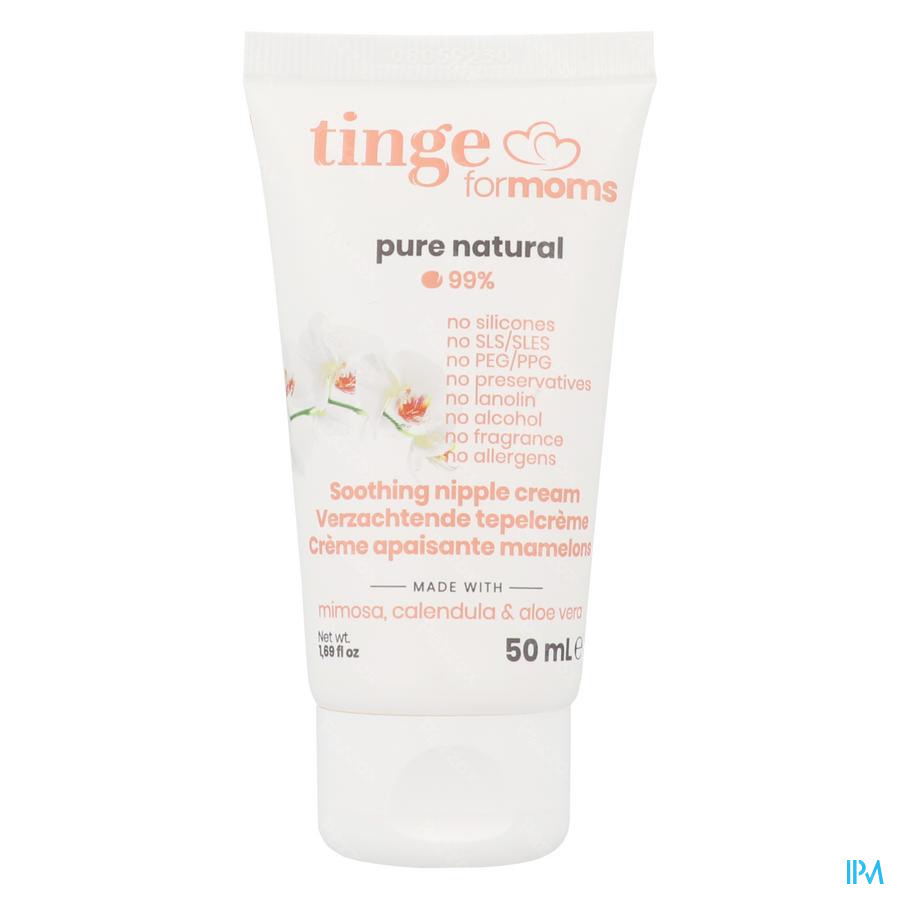 Tinge Tepelcreme Verzachtend Mama 50ml