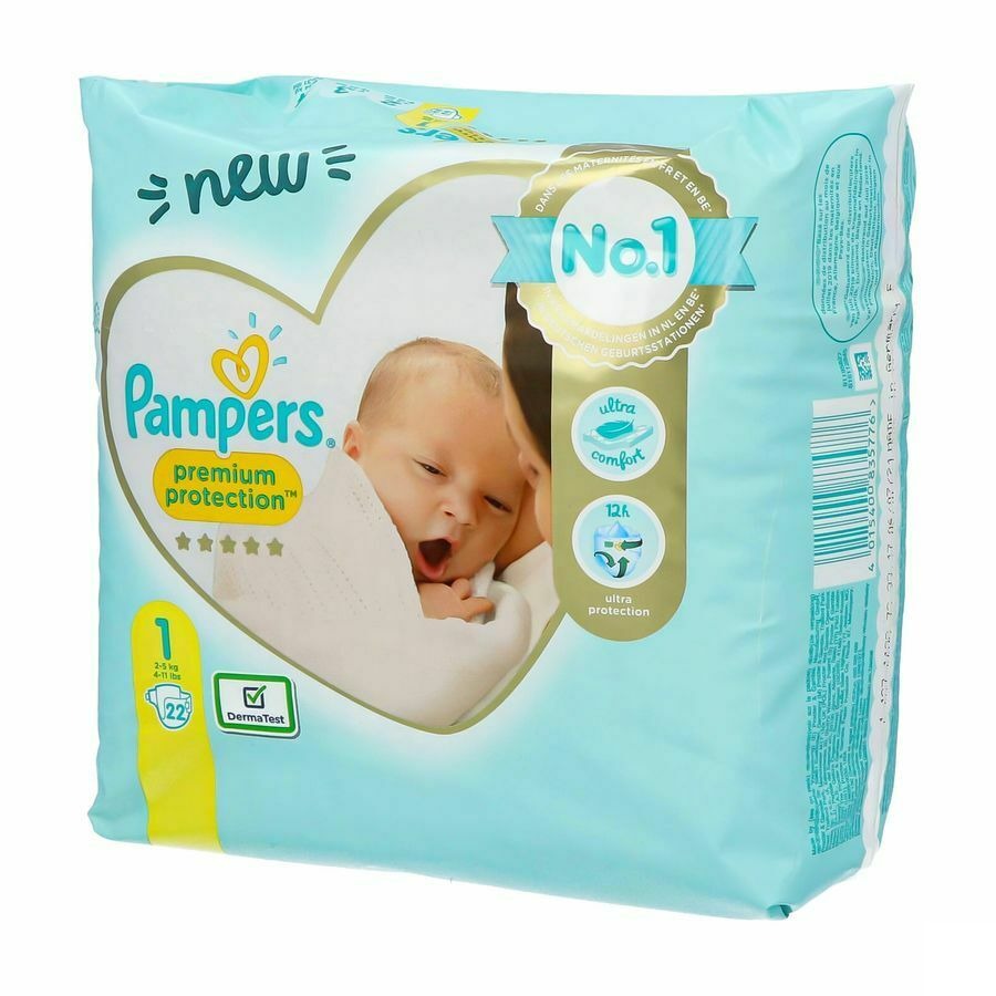 Pampers Premium Protection Carry Pack S1 22