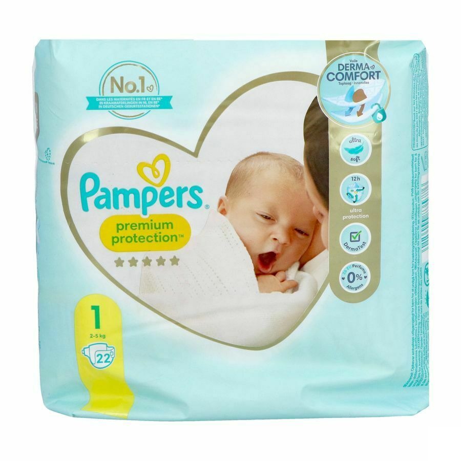 Pampers Premium Protection Pack S1 22