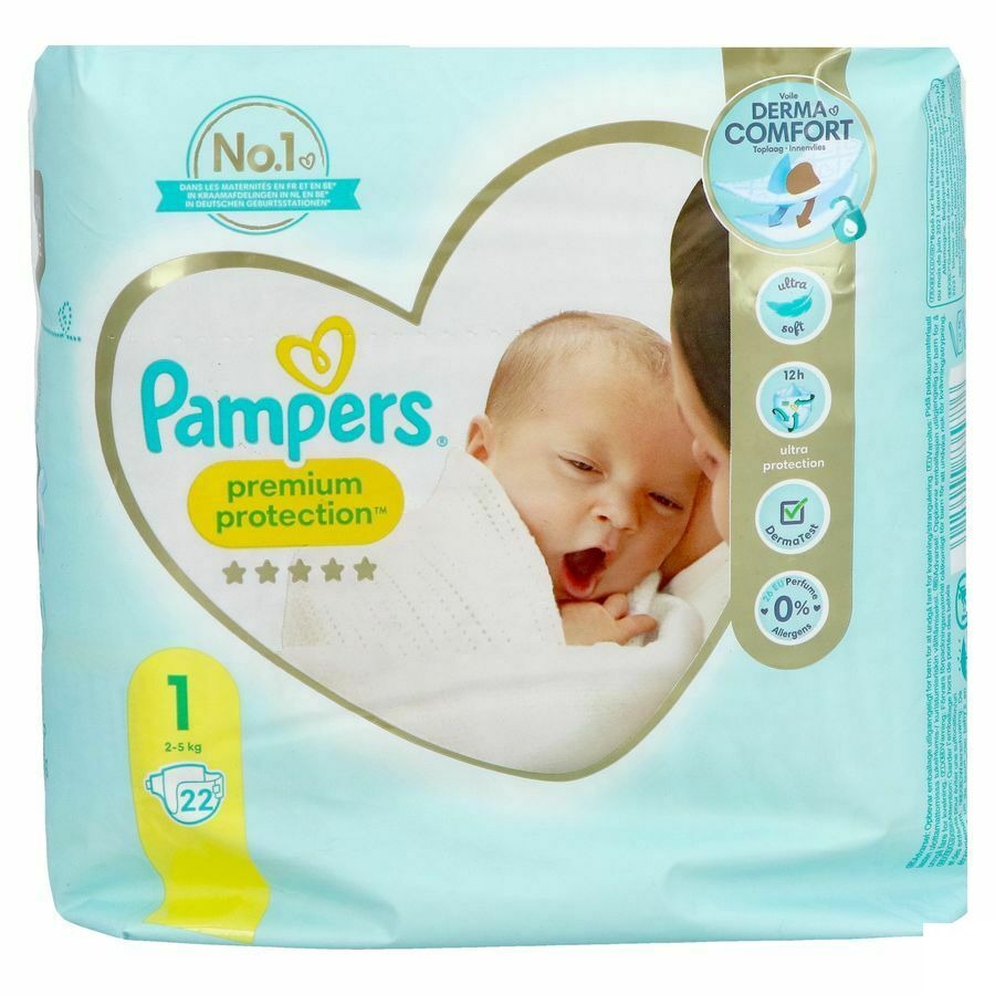 Pampers Premium Protection Pack S1 22