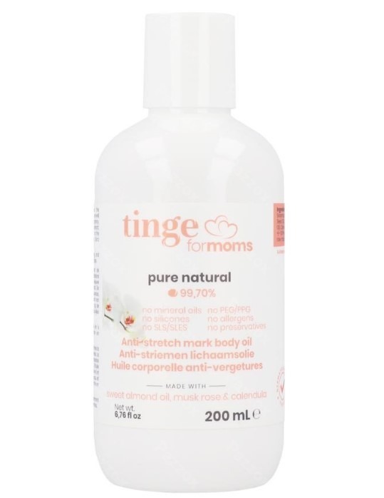Tinge Olie Anti-striemen Mama 200ml