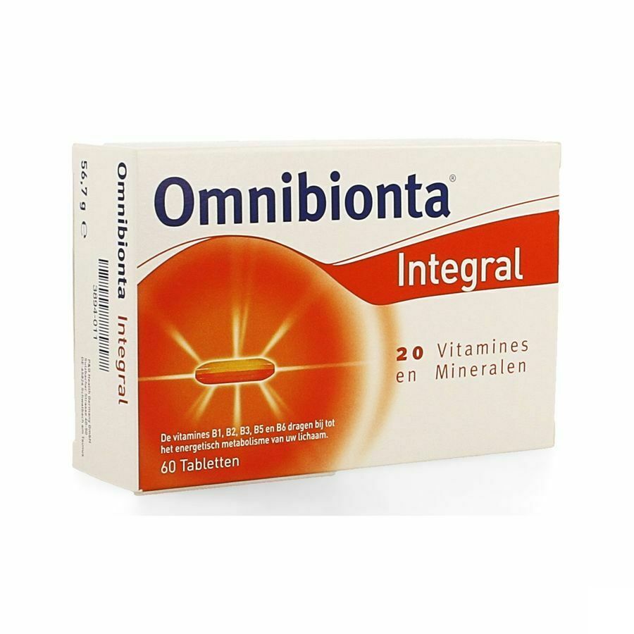 Omnibionta Integral Vitamines & Mineralen 60 Tabletten