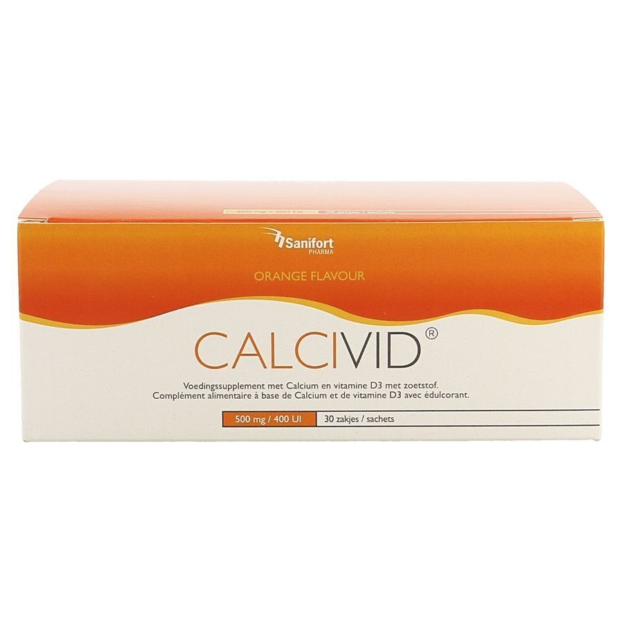 Calcivid 500mg/400ie Orange Sach 30