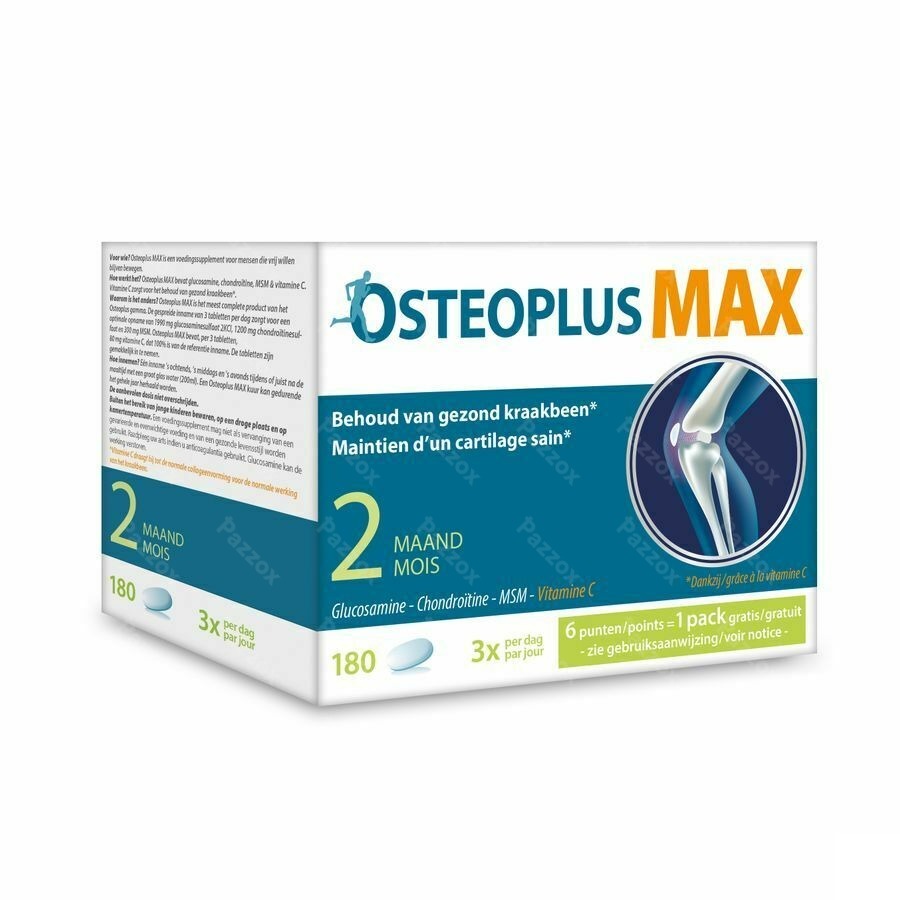 Osteoplus Max 2 Maand Comp 180