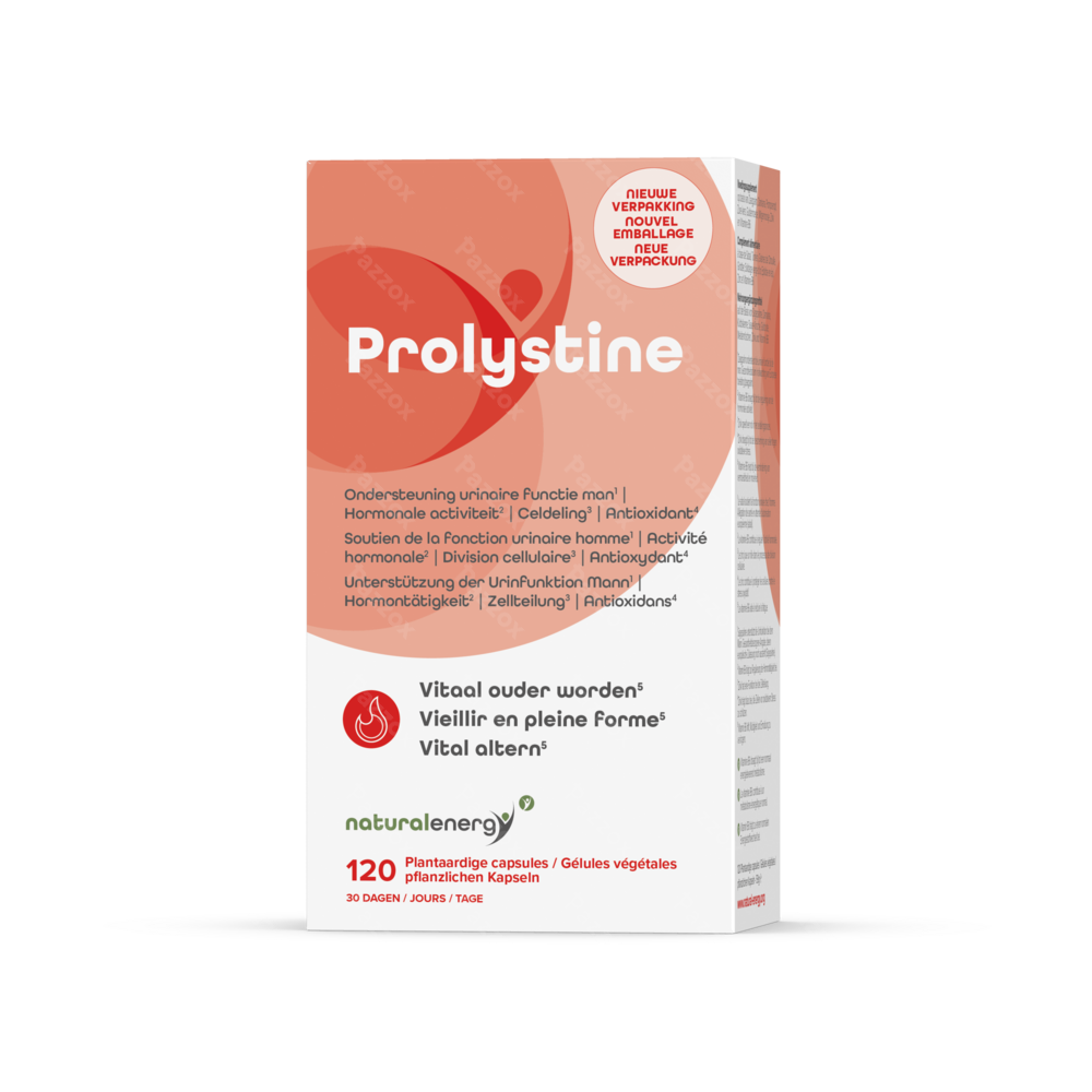 Natural Energy Prolystine 120 Plantaardige Capsules