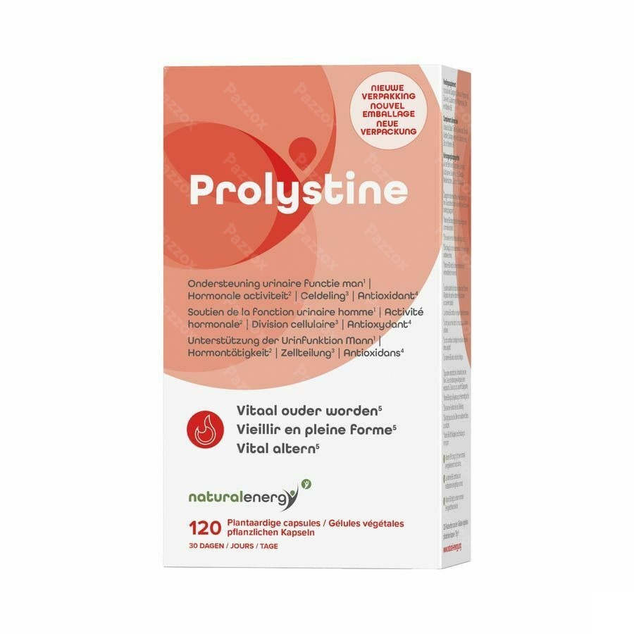 Natural Energy Prolystine 120 Plantaardige Capsules