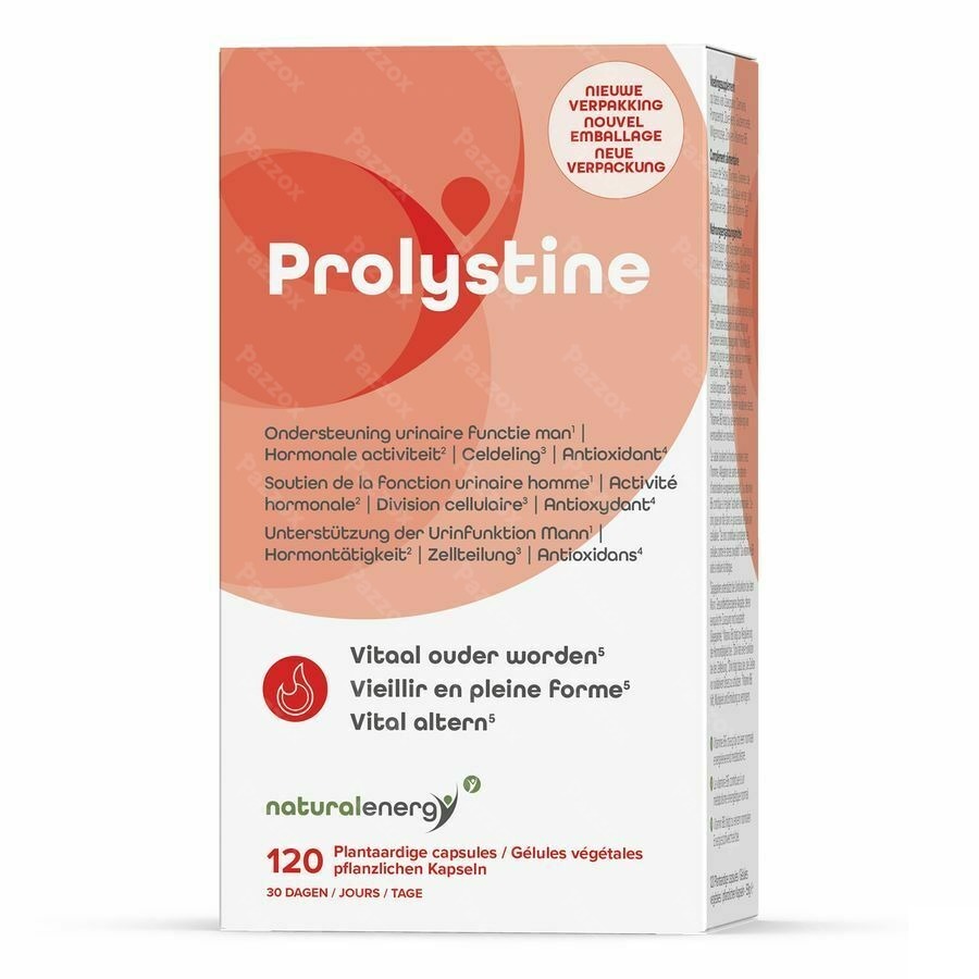 Natural Energy Prolystine 120 Plantaardige Capsules