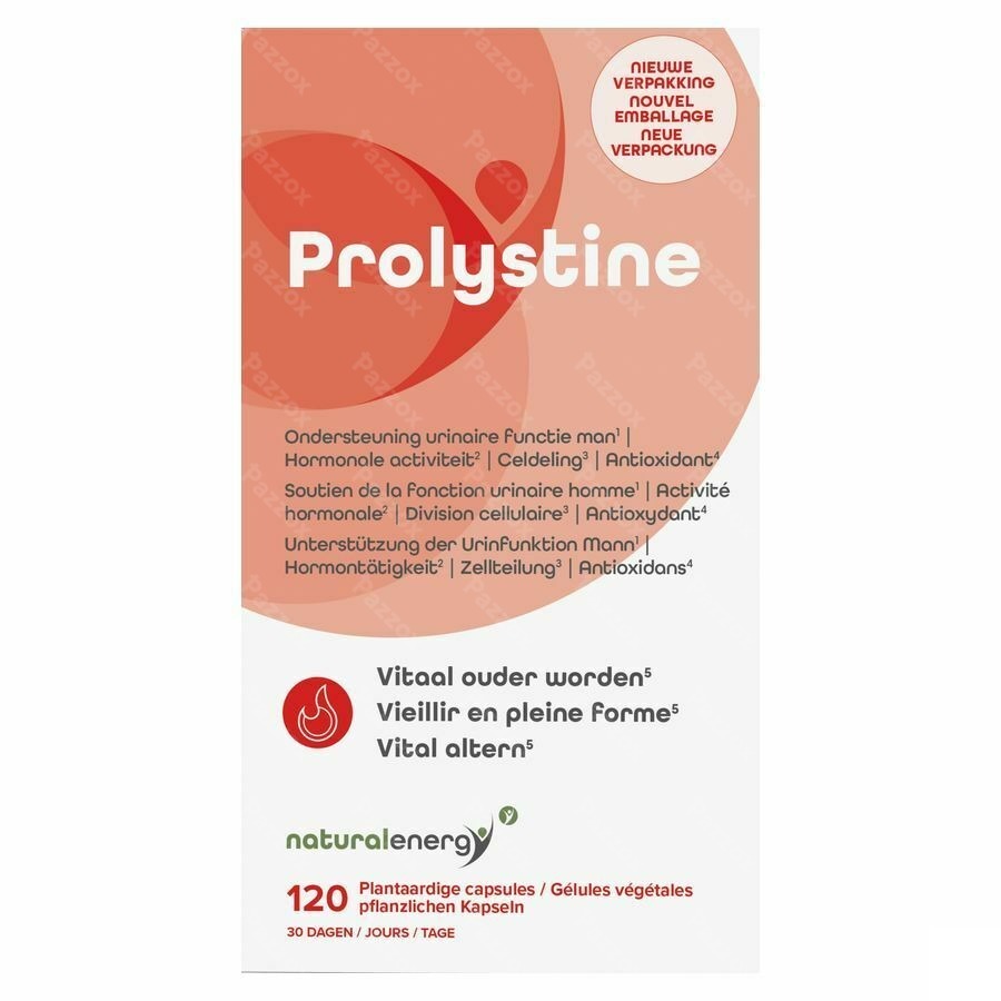 Natural Energy Prolystine 120 Plantaardige Capsules