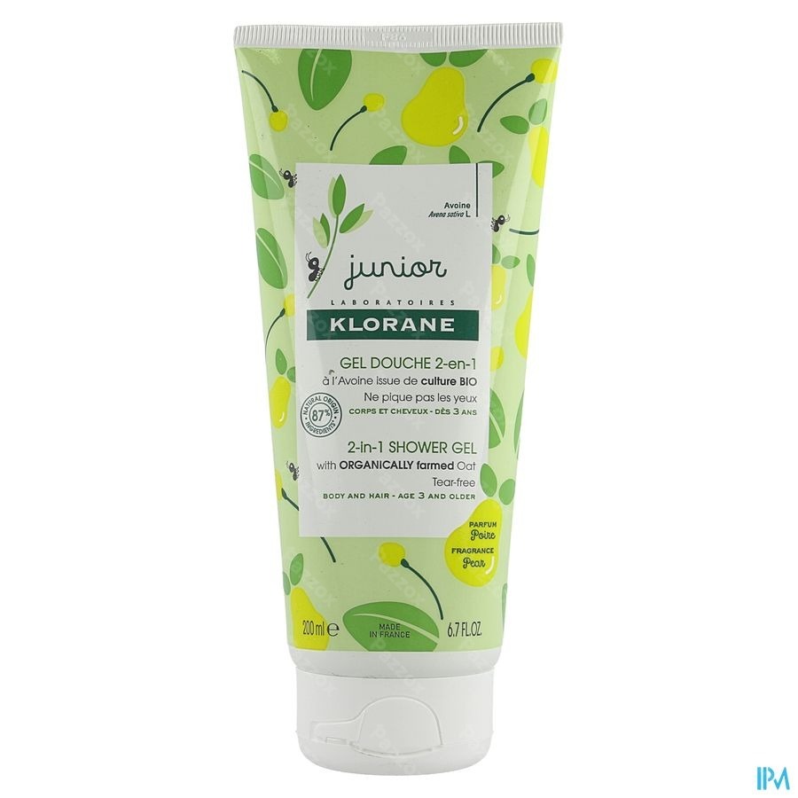 Klorane Petit Junior Douche Gel Peer 200ml Nf