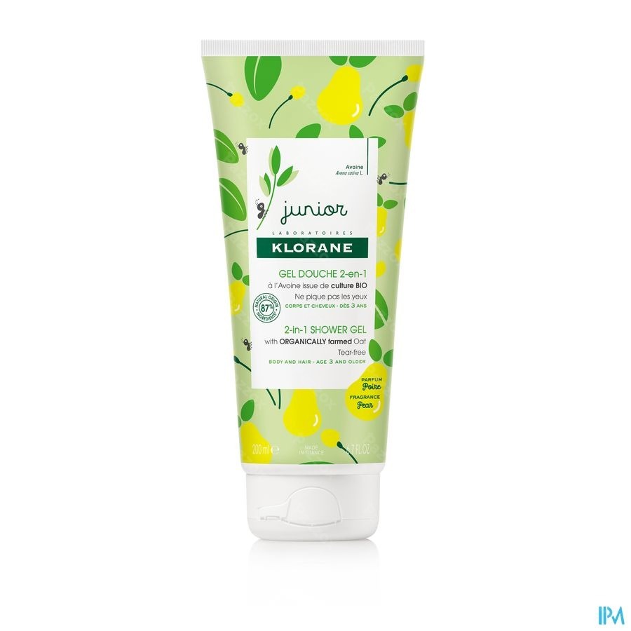 Klorane Petit Junior Douche Gel Peer 200ml Nf